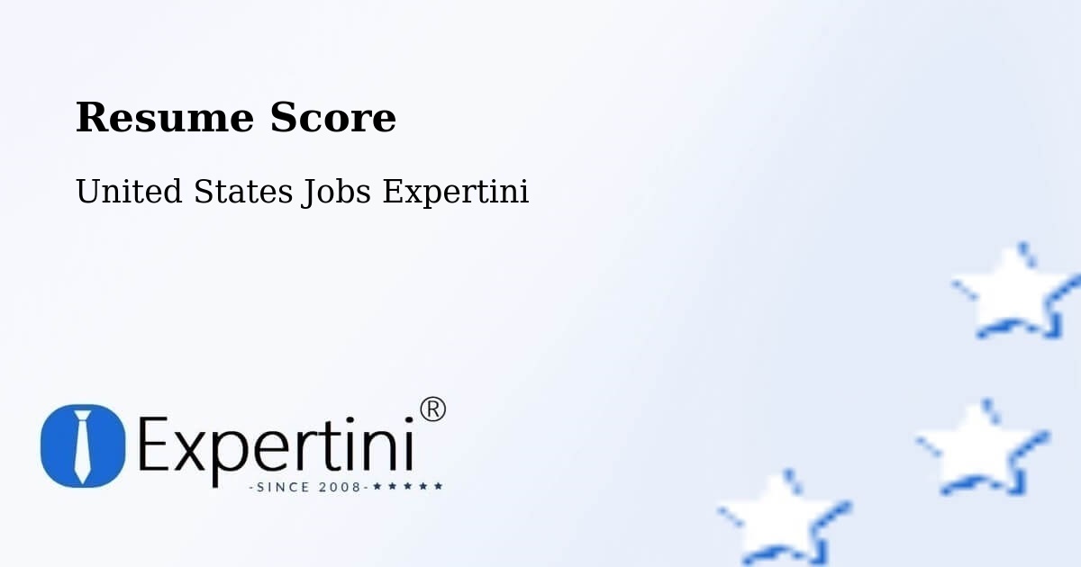 Resume Score & Job Description Match Tool – Florala - United States Jobs Expertini